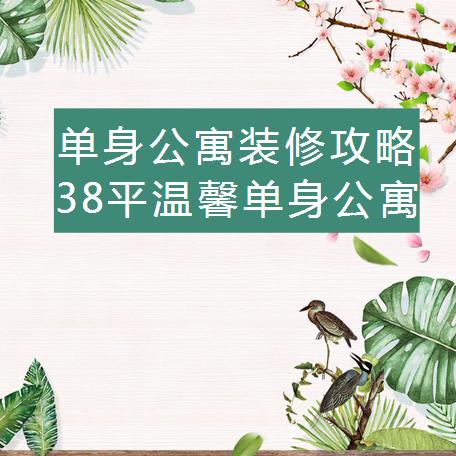 单身公寓装修设计攻略，38平温馨单身公寓装修