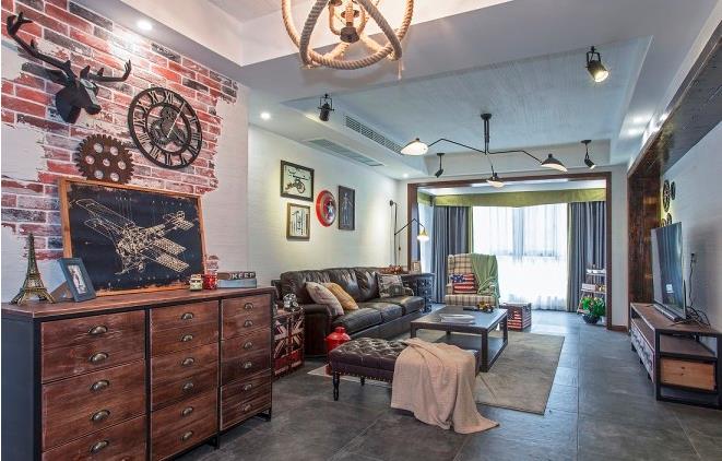 LOFT工业风装修到底好不好？135平LOFT风格装修样板间